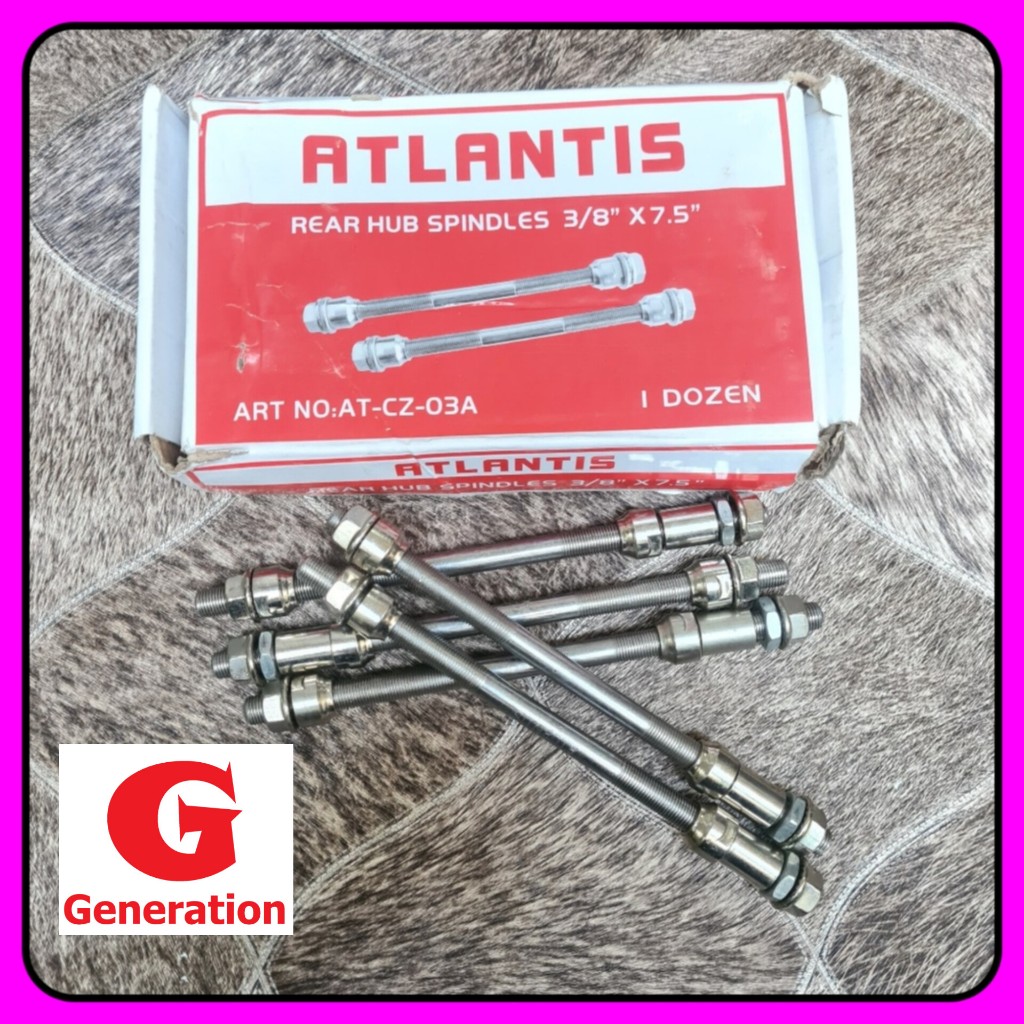 Jual AS Roda Belakang Sepeda 3/8 x 7.5