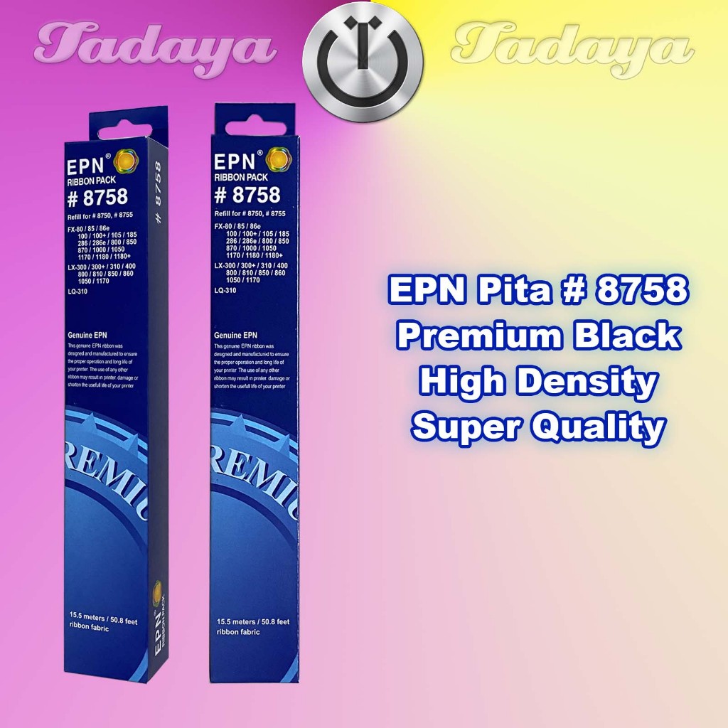 Jual Ribbon Pack 8758 / 7755 Refill Cartridge LQ310 LQ300 LX310 LX300 ...