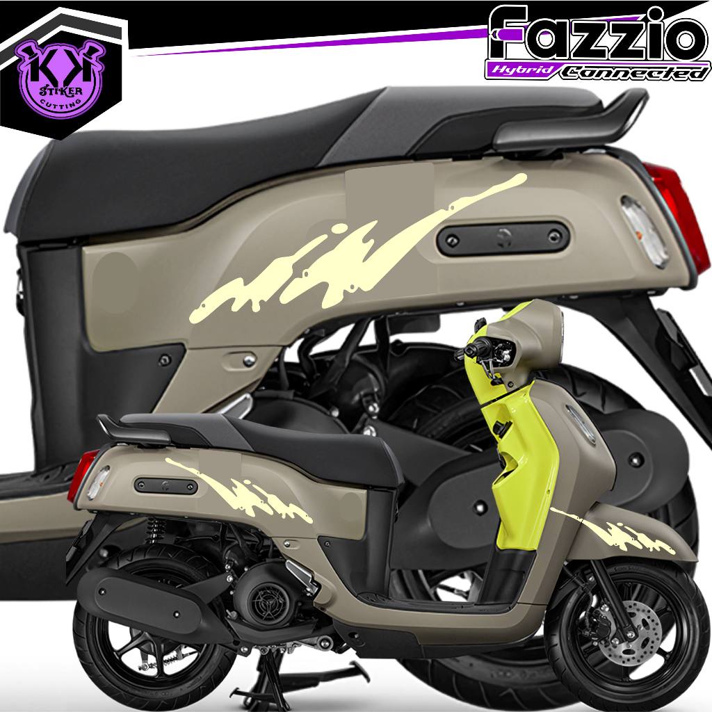 Jual SC.538A/Cutting Sticker Yamaha Fazzio/Striping Motor Fazzio/Stiker ...