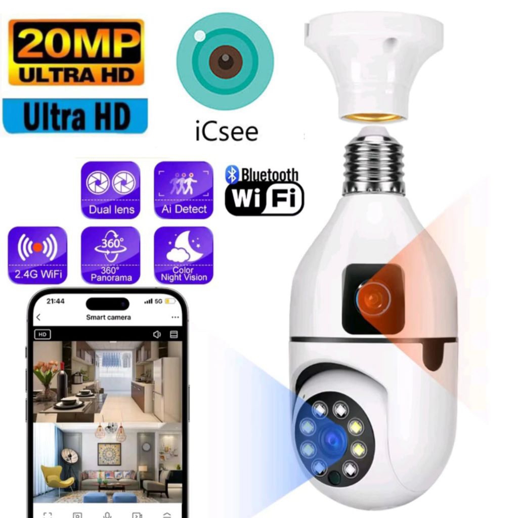 Jual App ICSEE CCTV IP PTZ BOHLAM LENSA GANDA JARAK JAUH CCTV WIFI ...