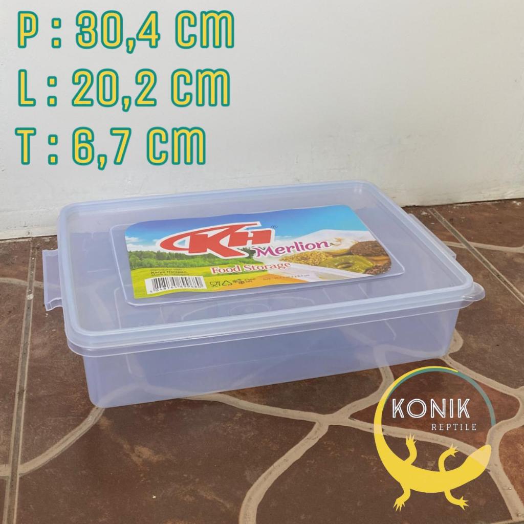 Jual Merlion 1500 ml Box/Kotak/Container/Toples Makanan Kue Donat ...