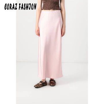 Rok Satin Silk Premium Maxi A Line Satin Skirt Rok Satin Duyung Size S XXXL 3XL Premium