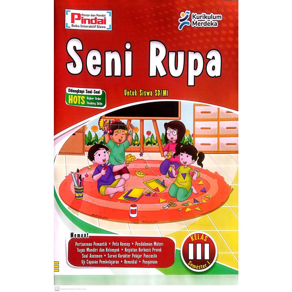 Jual Buku LKS Seni Rupa Kelas 3 SD/Mi Semester 1 Kurikulum Merdeka ...