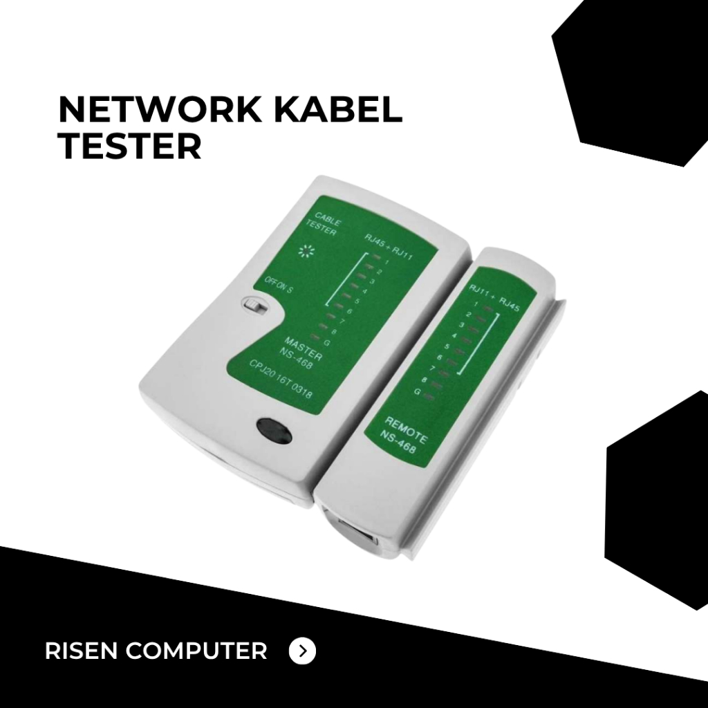 Jual LAN TESTER Alat Cek Kabel Internet Rj45 Rj11 Pendeteksi Aliran ...