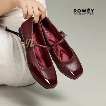 Rowey Sepatu Flat Shoes Wanita Korea Azuki