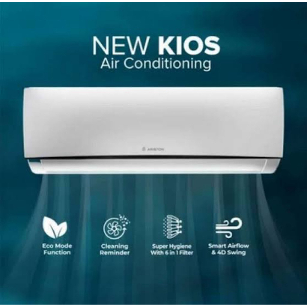 Jual ac 1/2 pk Ariston by panasonic bergaransi ac 1/2pk artiston kios 5