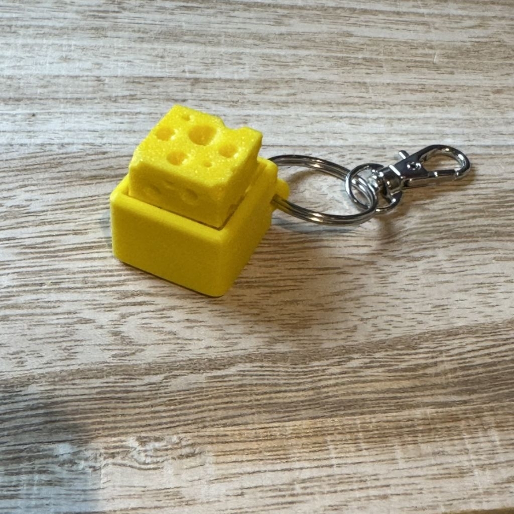 Jual Fidget Clicker Cheese Keychain Toy ASMR | Shopee Indonesia