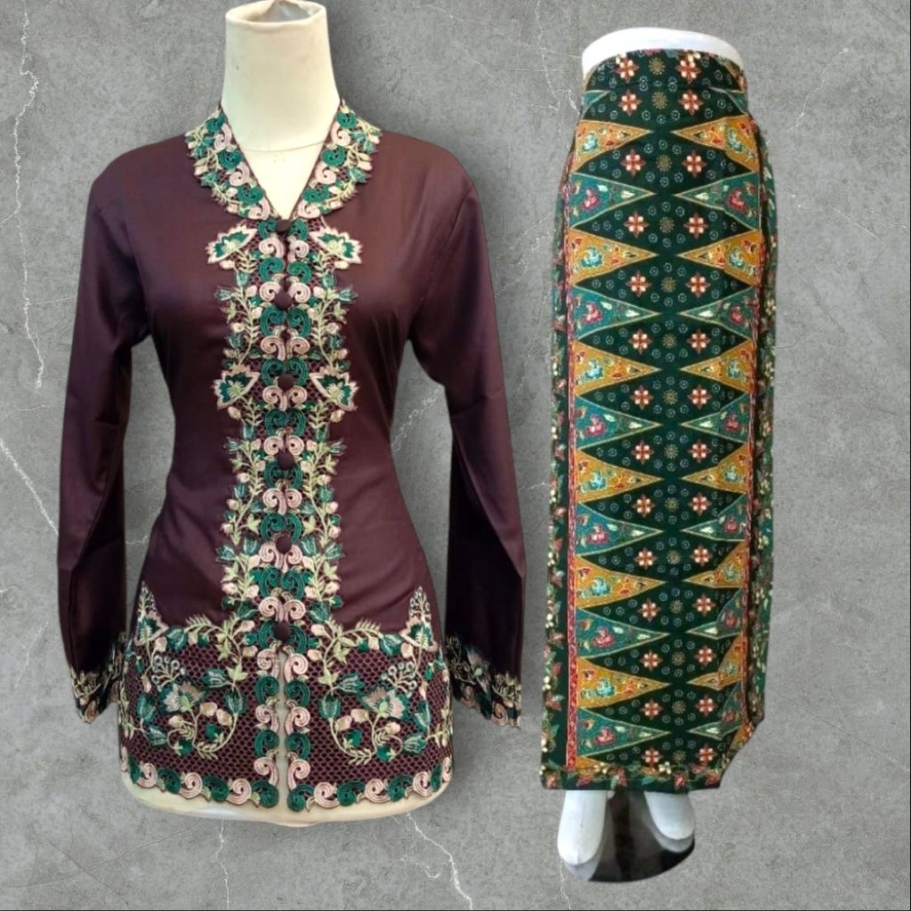 Jual SK-New Produk Set Kebaya Encim Betawi Terbaru // Kebaya Encim ...