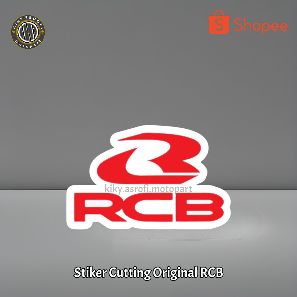 Jual Stiker Cutting Original RCB Racing - Desain Sporty & Premium ...