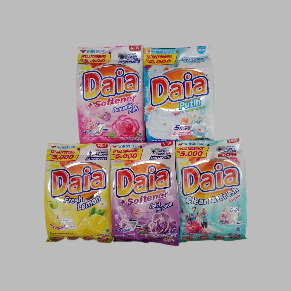 Jual Daia 245g detergen bubuk 5000an murah grosir | Shopee Indonesia