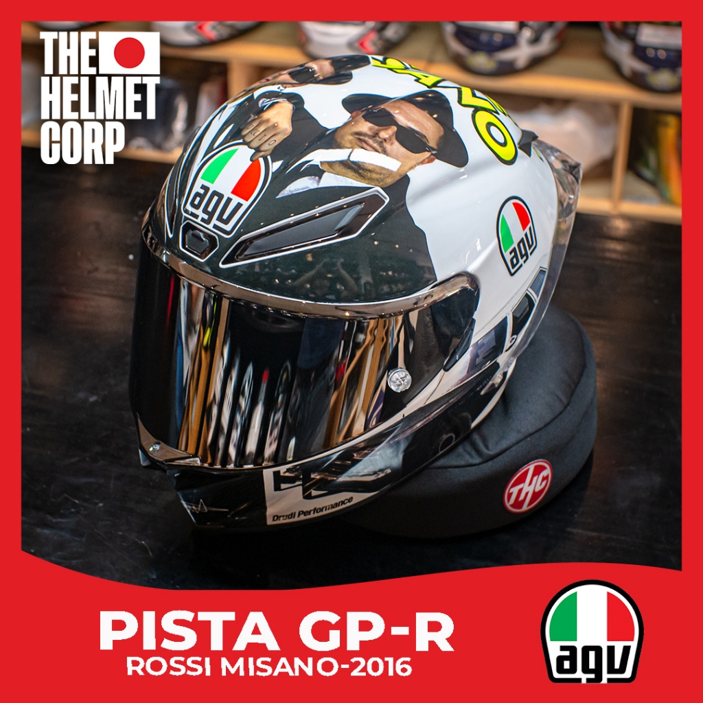 agv pista gp r carbon misano 2016 helmet Jual AGV PISTA GPR ROSSI MISANO 2016 'TWO BROTHER' ORIGINAL FULL FACE CARBON  HELMET