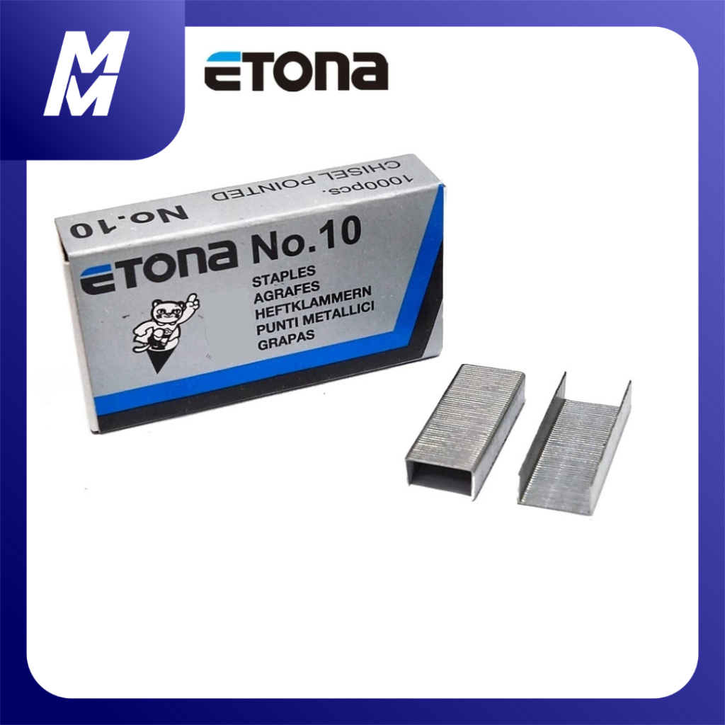 Jual Isi Staples Steples Stapler ETONA No. 10 Kecil | Shopee Indonesia
