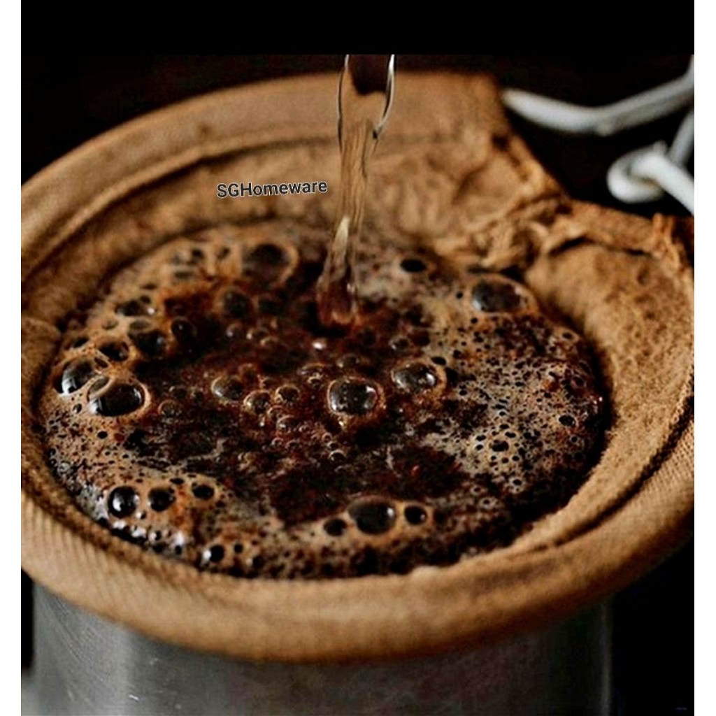 Jual Saringan kopi thai tea Teh tarik Kain gg besi stainless Coffee tea ...