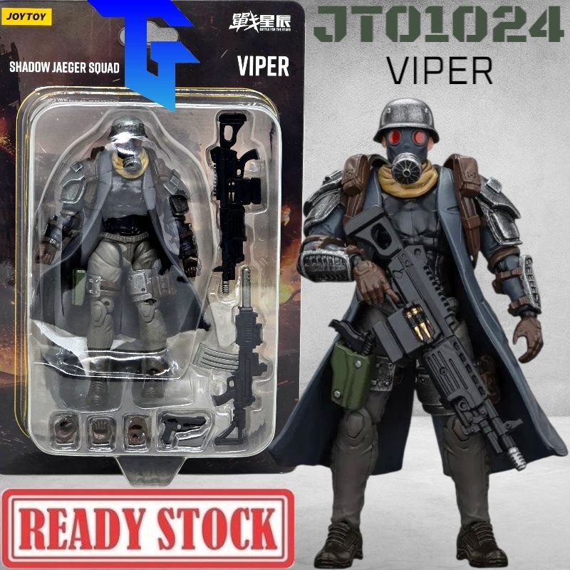 JOYTOY Action Figure 1/18 Shadow Jaeger Squad – Viper Collection, Regalo Per Collezionisti - 3