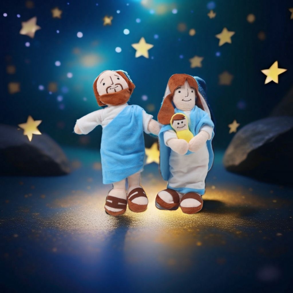 Jual BONEKA KARAKTER MARIA DAN BAYI YESUS MAINAN EDUKASI BAYI ANAK ...