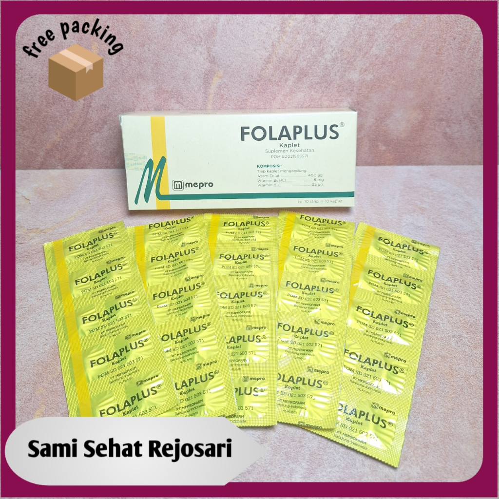 Jual 5 STRIP FOLAPLUS ISI 10 TABLET | Shopee Indonesia