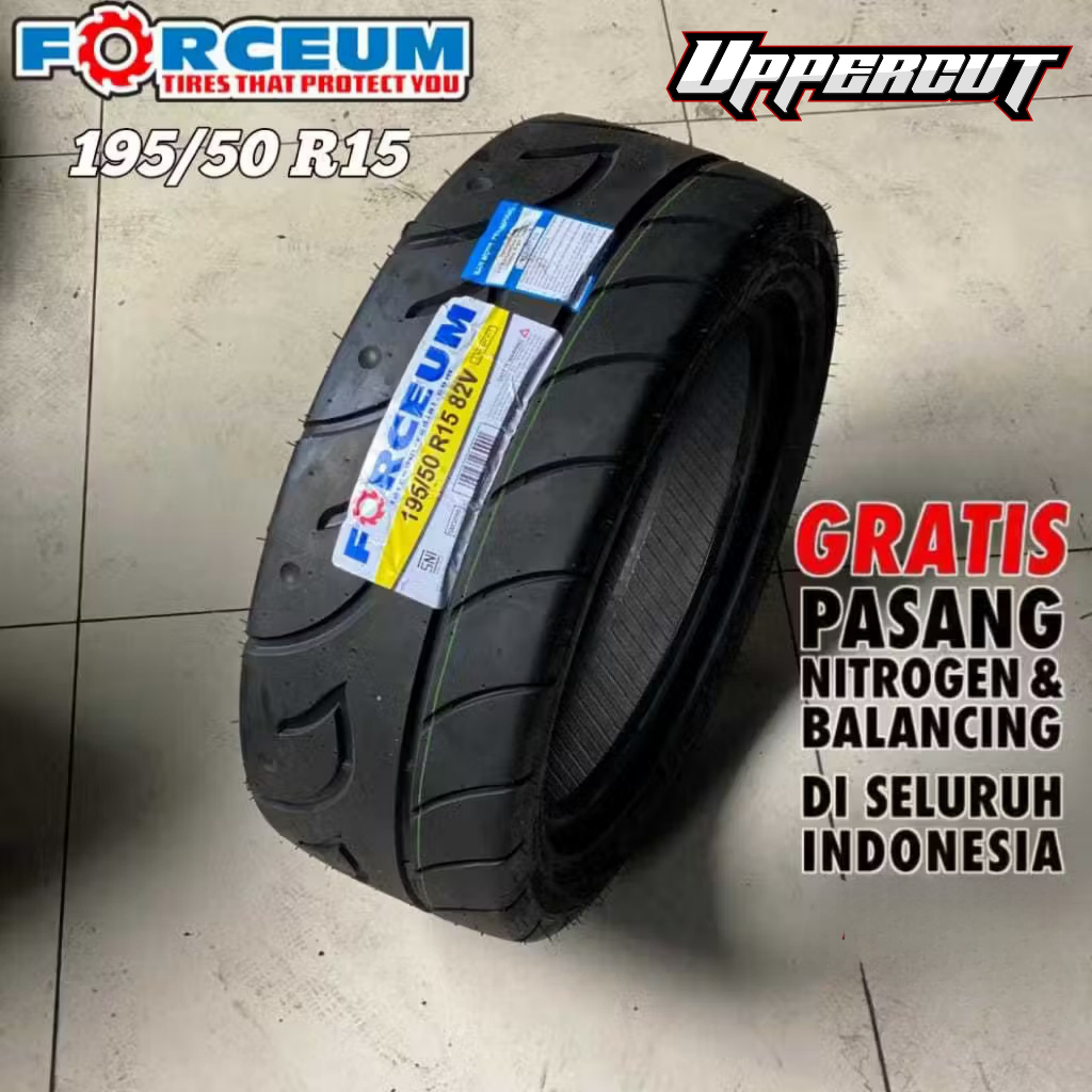Jual Ban Mobil Semislick Forceum 195 50 R15 Ban Mobil Jazz, Brio, Agya ...