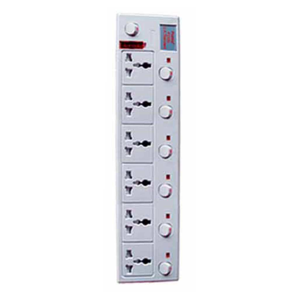 Jual EXTENSION SOCKET TANPA KABEL VISALUX 13A KAKI 3 MULTI COLOKAN ...