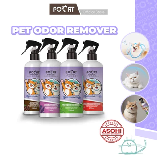 FOCAT NEW FORMULA Spray Penghilang Bau Kandang Hewan Non Alkohol 250ml N14 Pet Odor Remover