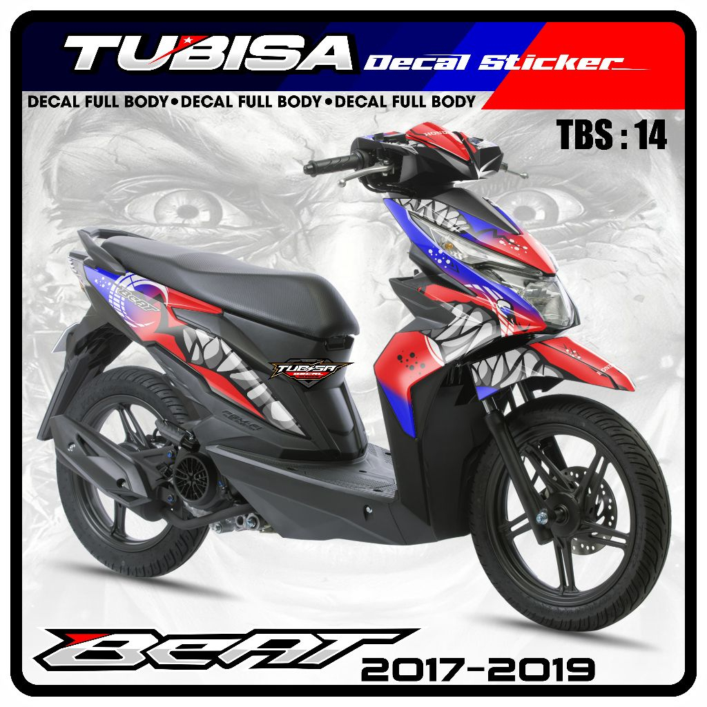Jual Stiker Full Body BEAT Fi, Esp, iSS - Decal Sticker Striping ...