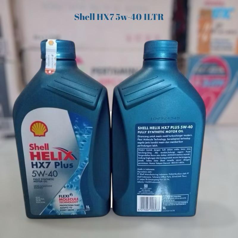 Jual OLI MESIN SHELL HX7 5W-40 FULL SYNTHETIC 1LTR | Shopee Indonesia