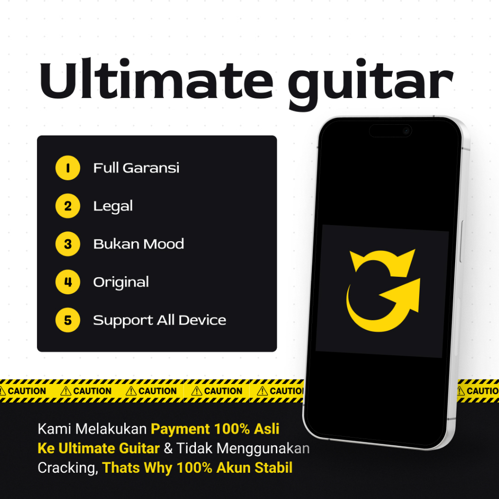 Jual ultimate guitar tabs pro 1 tahun bergaransi privat akun bisa di