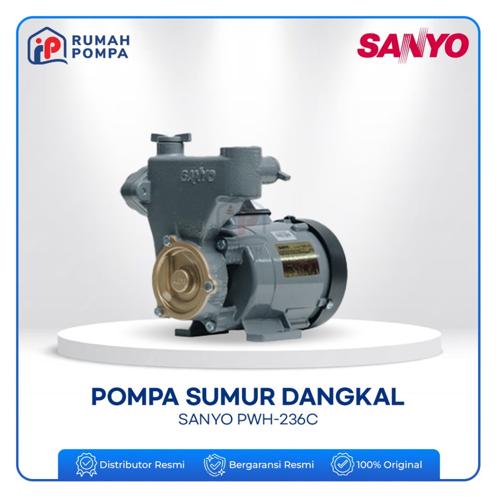 Mesin Pompa Air Dangkal Sanyo PWH 236C
