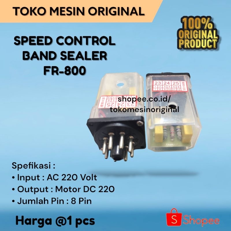 Jual Relay module Speed Control Mesin Band Sealer FR-800 & Shrink ...