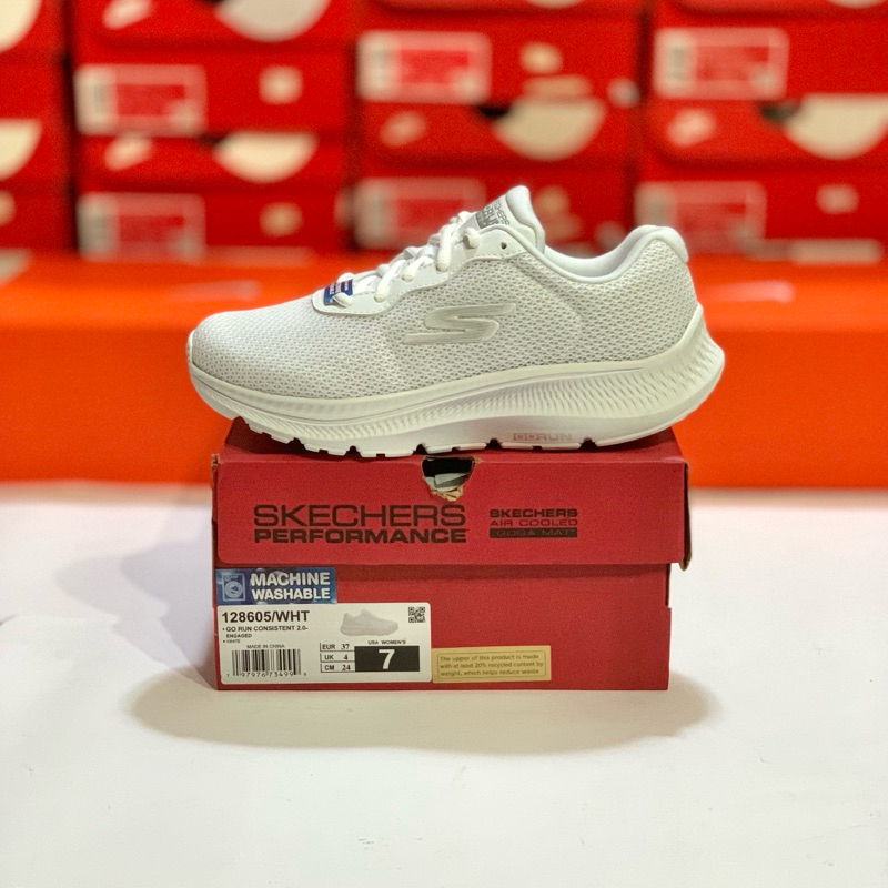 Jual size 37 SEPATU WANITA SKECHERS GO RUN CONSISTENT 2.0 ORIGINAL ...