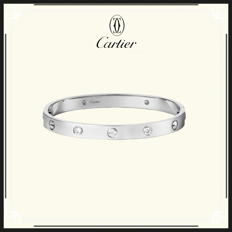 White Gold Cartier Gelang Cartier Love Bracelet Jual [100