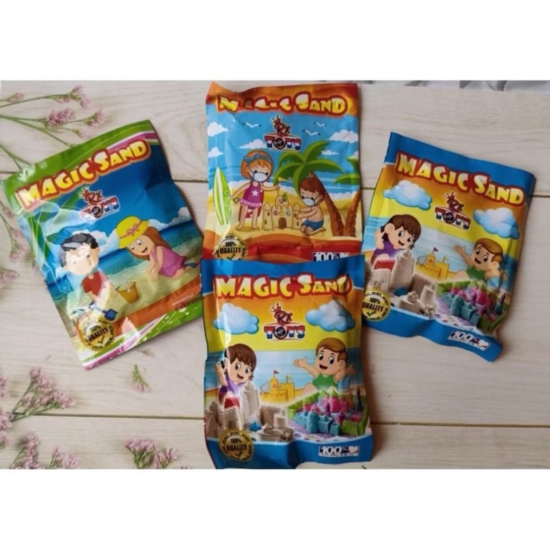 Jual Magic Sand Mainan Pasir Plus Cetakan | Shopee Indonesia