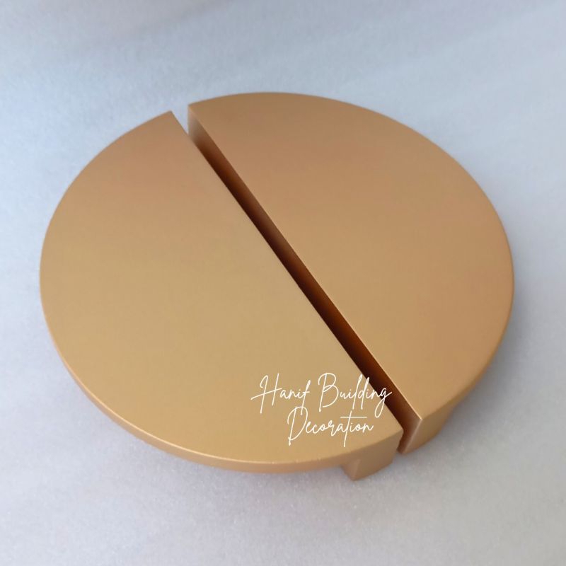 Jual Handle Pintu Half Moon Semi Circle Setengah Lingkaran 20 cm Bronze ...