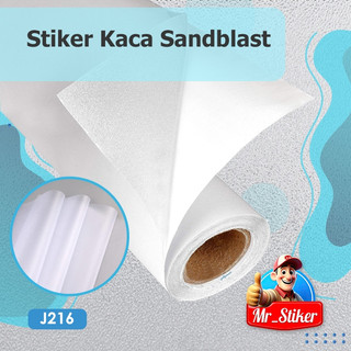 Jual ROLL Sandblast Ruisitu JT 216 Sticker Kaca Polos Buram ROL 122cm x ...