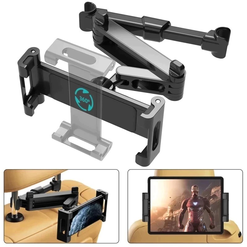 Car Back Seat Headrest Mount Phone Holder HP Tablet iPad Universal Bracket Jok Kursi Mobil 805 / 806