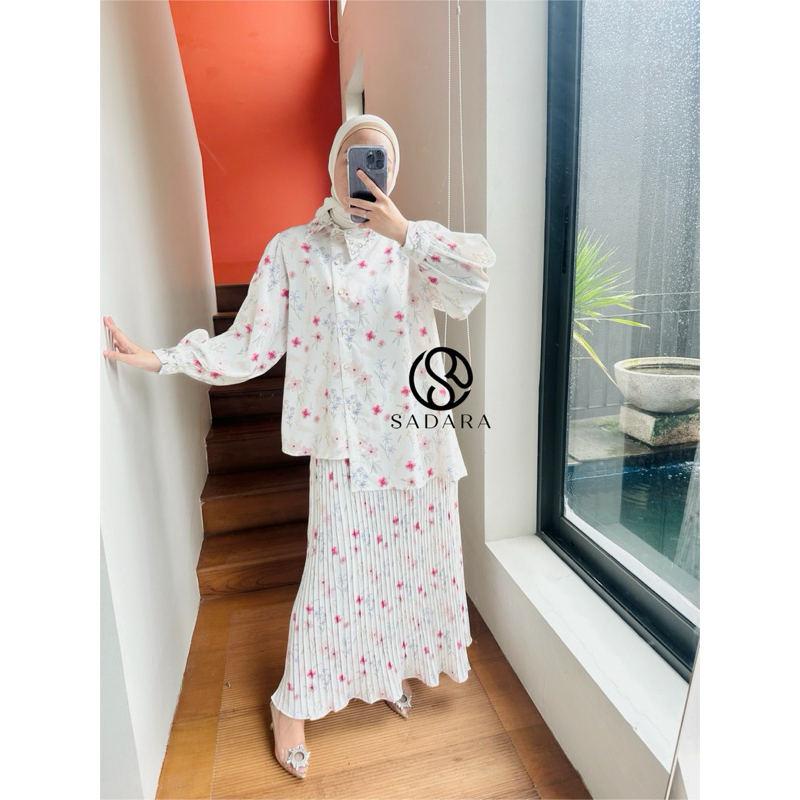 Jual SAKURA SETELAN ATASAN dan ROK SERIES HARI RAYA EKSLUSIF MOTIF ...