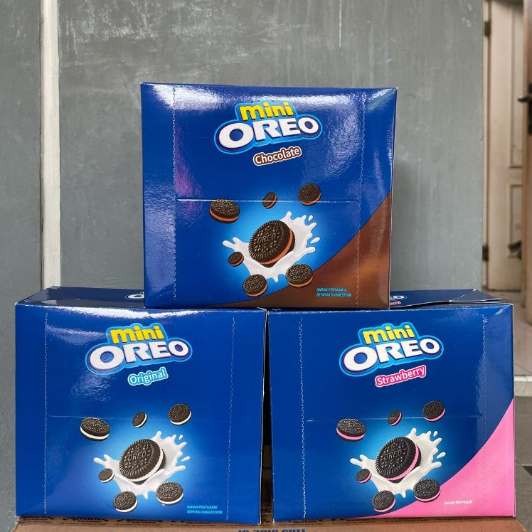 Jual BISKUIT OREO MINI 3 VARIANT RASA ISI 10 PCS | Shopee Indonesia