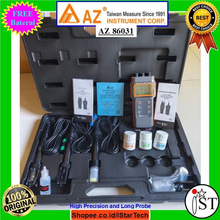Jual AZ 86031 Water Meter 5 in 1 Dissolved Oxygen PH Conductivity ...