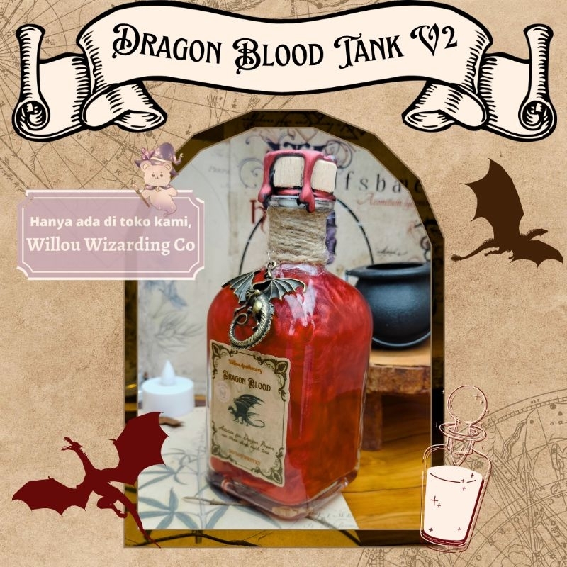 Jual Harry Potter Potion Dragon Blood 60ml Magic Potion Ukuran Sedang ...