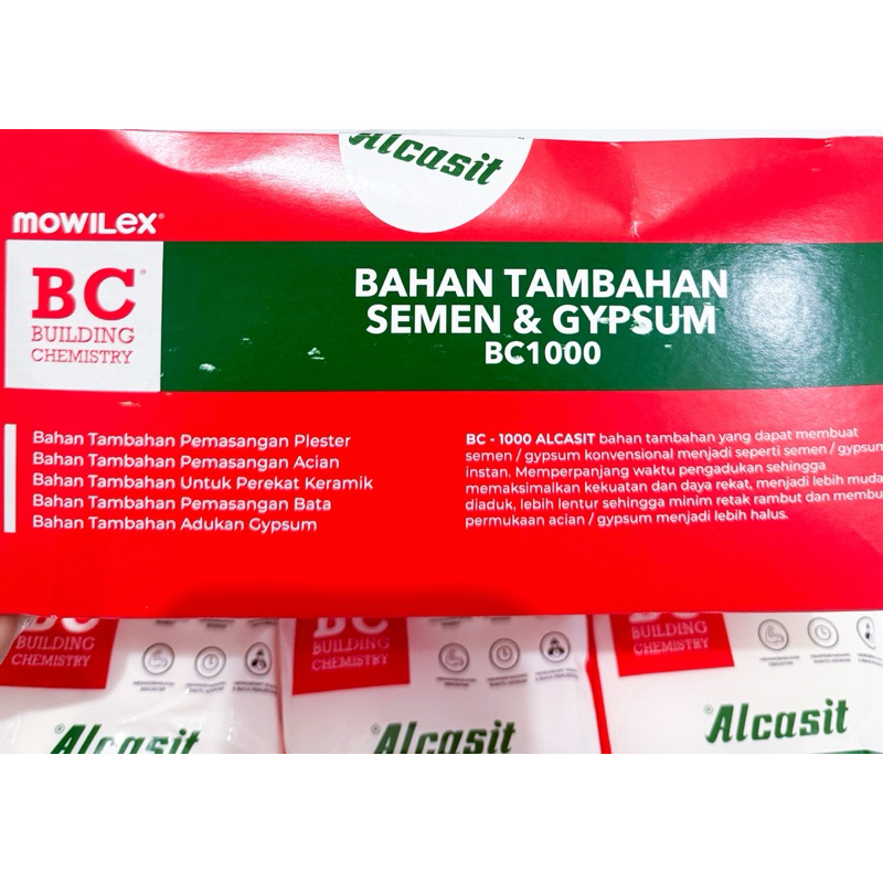 Jual ALKASIT / ALCASIT Obat Pembantu Semen MOWILEX 50 gram | Shopee ...