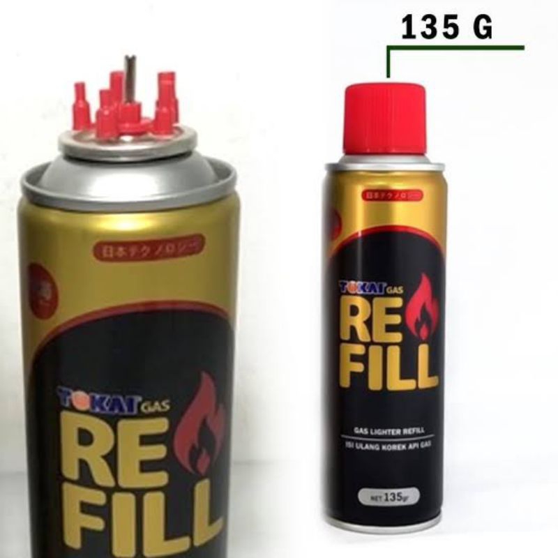 Jual GAS isi ulang korek 135 gram ( SEGEL BARU ) | Shopee Indonesia