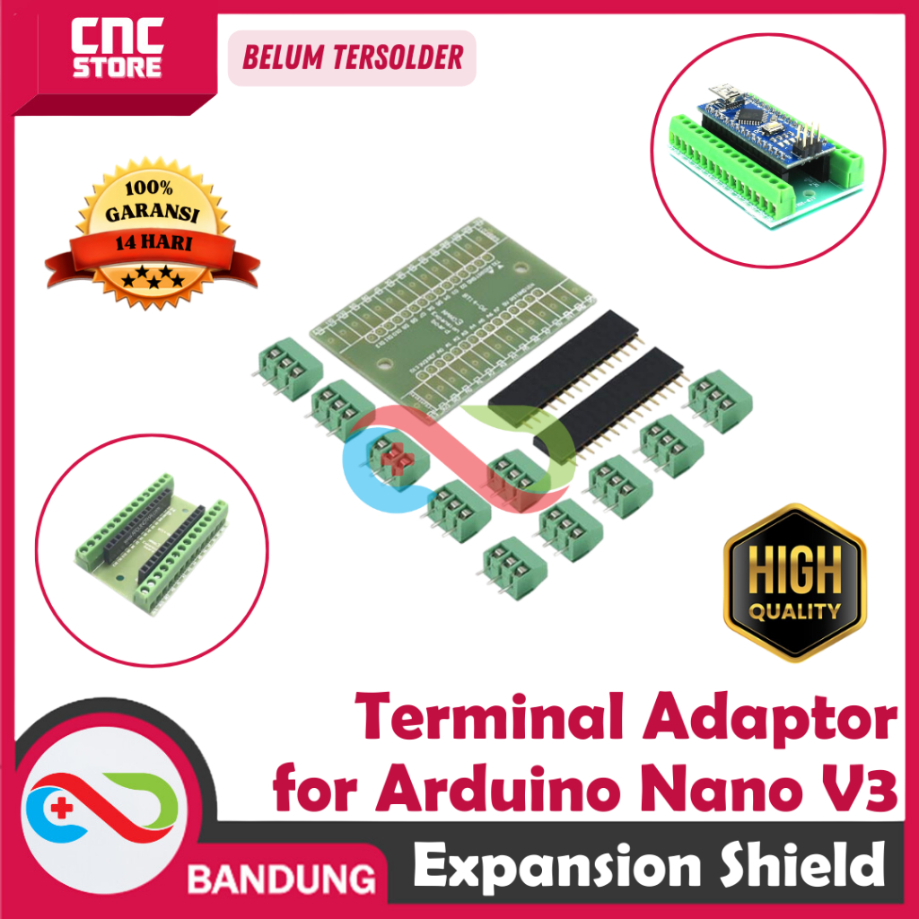 Jual Expansion Shield Terminal Adapter IO Shield For Arduino Nano V3 ...