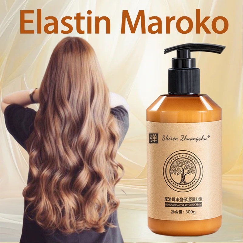 Jual Cream keriting rambut Maroko 300G Krim Pengeriting Elastis ...