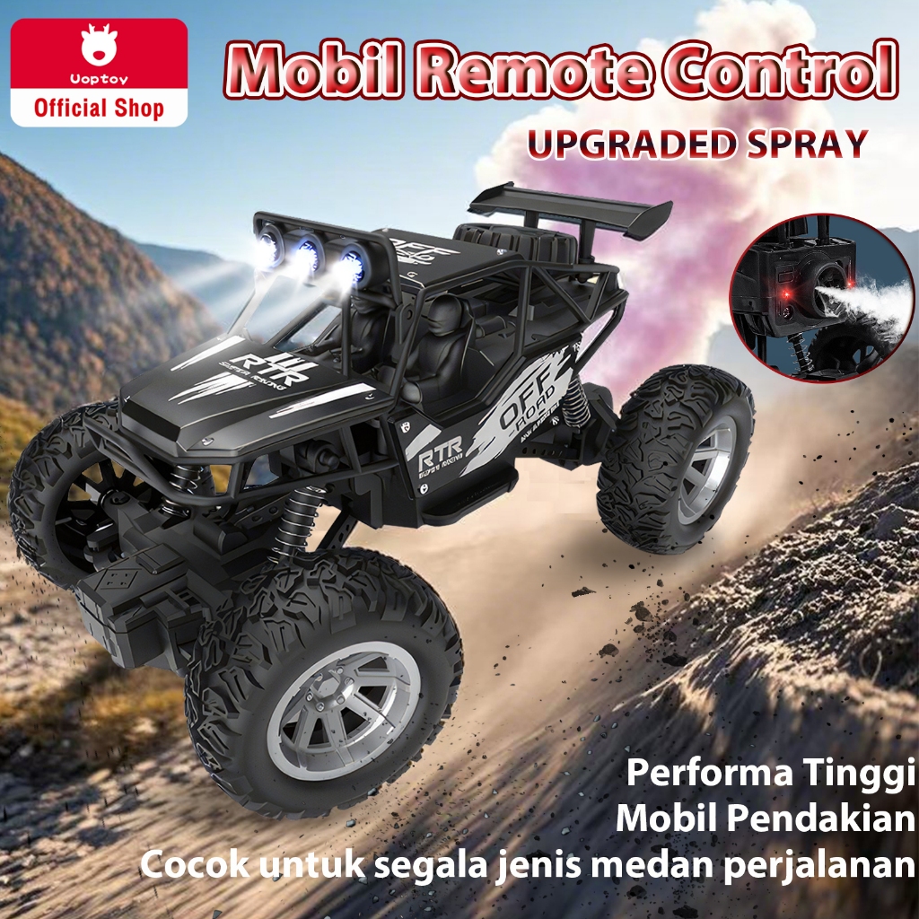 Jual Uoptoy Mobil Remote Control Besar Rc Off Road Alloy Climbing Car ...
