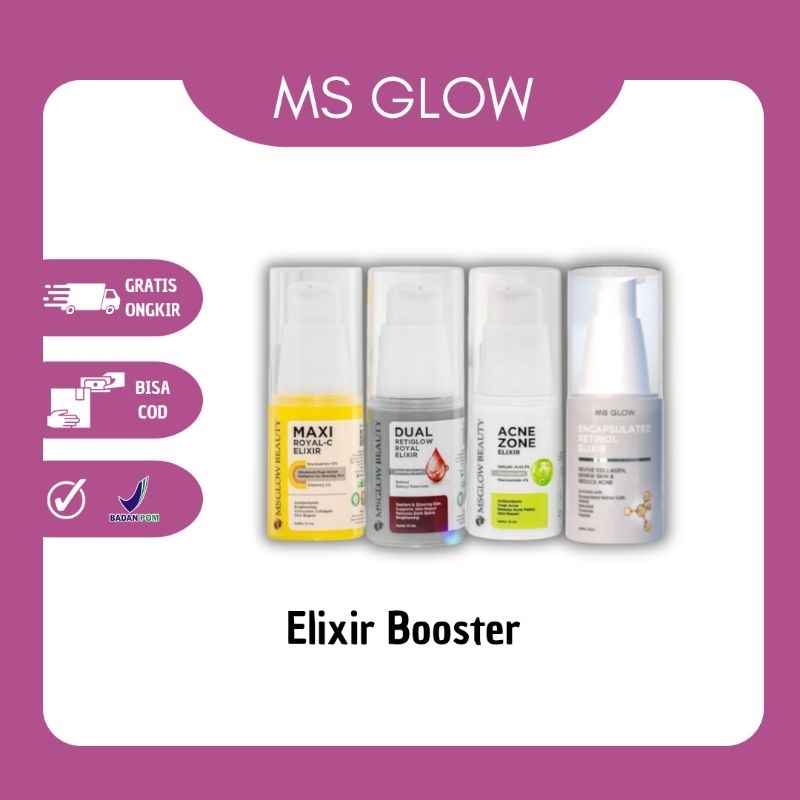 Jual MS Glow Elixir Booster | Encapsulated Retinol | Maxi Royal C ...