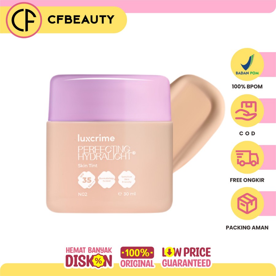 Jual Luxcrime Perfecting Hydralight Skin Tint SPF 35 PA+++ | Shopee ...