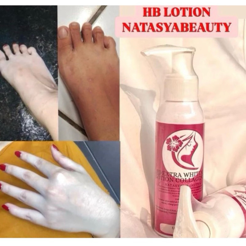 Product image PROMO HB BODY WHITENING / HB LOTION NB+ SILKYPINK WITH 11X HYALURO-BOOST COMPLEX NATASYA BEAUTY