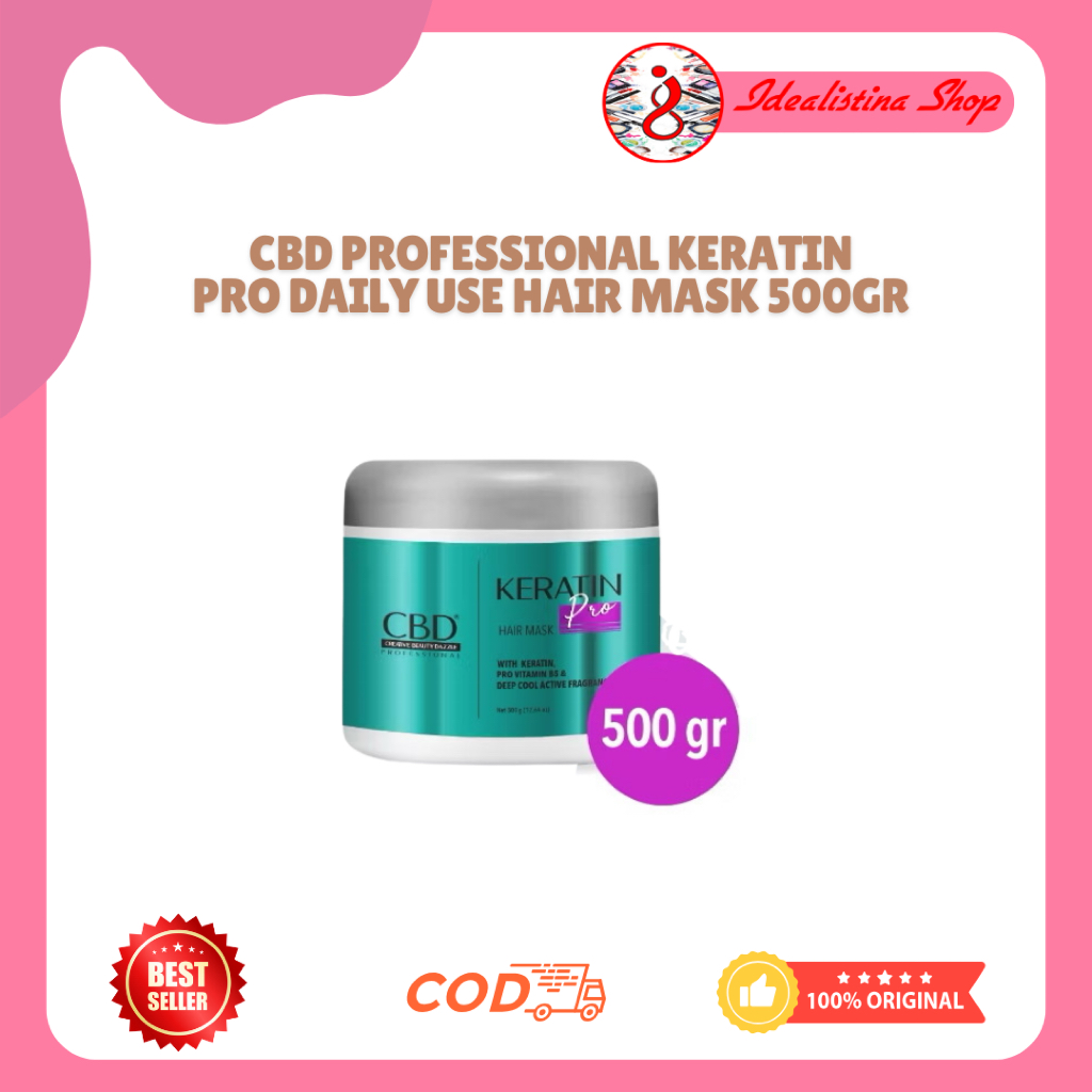 Jual CBD Professional Keratin Pro Daily Use Hair Mask (Masker Rambut ...