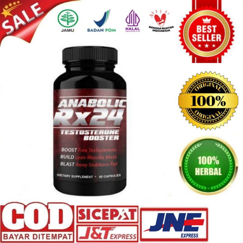 Jual Anabolic Rx24 Testosteron Booster RX 24 Suplemen Penambah Hormon
