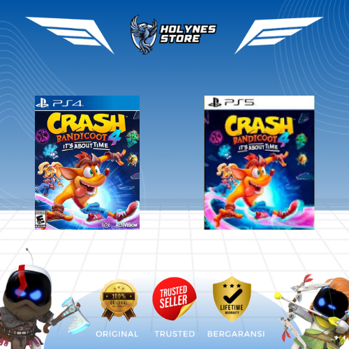 Jual Crash Bandicoot it's About Time Ps4 Ps5 Shopee Indonesia
