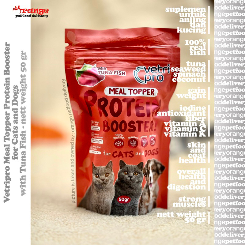 Jual VETRIPRO meal topper Protein Booster with 100% real Tuna fish for ...